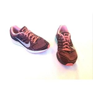Nike Air Zoom Structure 18 Womens Size 8 Running Shoes 683737 Coral Aqua Black